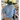Blue and Green Check Ruffle Revival Shirt M 502