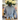 Periwinkle and Green Ruffle Revival Shirt M 430