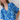 Blue Medallion Smocked Dress