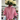 Pink Check Ruffle Revival Shirt M 520