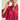 Pink and Red Jacquard Dress