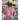 Pink Check Ruffle Revival Shirt L 527