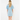 Blue Ruffle Collar Dress