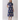 Navy Block Print Dress