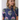 Navy Block Print Dress